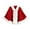 #0225-Red, variant on Pounoo Women's Winter Knit Cape Coat Thick Warm Poncho Fuzzy Collar Shawl Wrap Cardigan Cloak Evening Dresses Cape Shrug for Women Gift