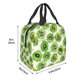 thumbnail image 3 of Fotbe Green Kiwi Bolsa Térmica con Estampado y Forro de Aluminio Grueso Bolsa de Almuerzo con Bolsillo Frontal para Hombres y Mujeres, Ideal para Trabajo, Escuela, 3 of 8