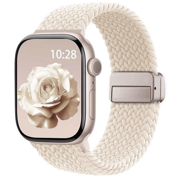 Correa trenzada magnética de nailon HEARTBOOM para Apple Watch