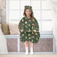thumbnail image 7 of FORMRS Wearable Blanket Hoodie with Sleeves for Kids Cozy Flannel Sweatshirt, Christmas Tree, 7 of 7