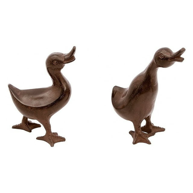 Achla Designs 6.5 Pouces Paire de 2 Statues de Canetons pour Jardin Extérieur, Bronze
