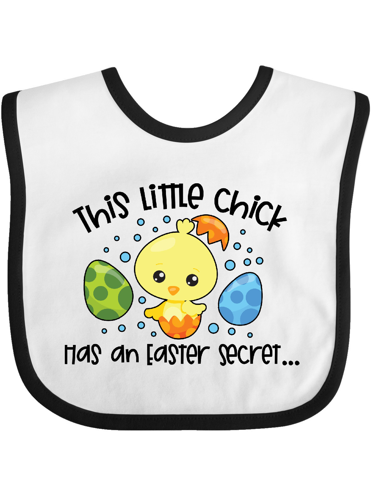 Easter This Little Chick Has an Easter Secret Baby Bib