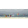 thumbnail image 2 of Flanet, Frederic 14x7 Black Modern Framed Museum Art Print Titled - La plage, 2 of 4