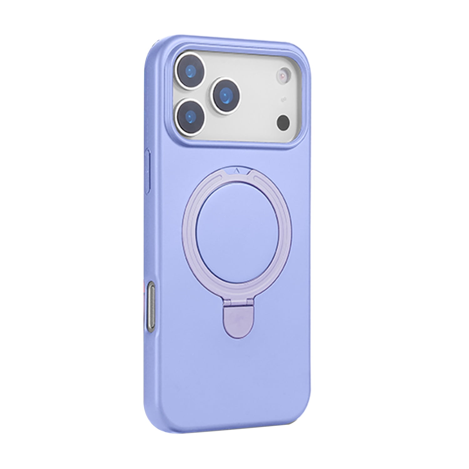 Sturdy Silicone Stand Case with Magsafe for iPhone 17 Pro - Lilac