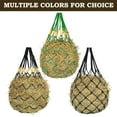 thumbnail image 6 of 2PCS Hay Net for Horses,Slow Feed Hay Bag for Horses Goat Sheep,Hanging Hay Feeder Bag for Horses Stable Stall Paddock Rest Toy, 6 of 13