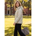 thumbnail image 3 of Wantdo Women's Hooded Winter Jacket Warm Winter Puffer Jacket Windproof Bubble Coat Oatmeal S, 3 of 8