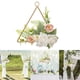 thumbnail image 4 of Artesanía DIY artificiales de hierro forjado para bodas, adornos 22x22cm Yuyangstore Flores de simulación, 4 of 8