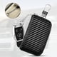 thumbnail image 5 of Protector de llavero con bloqueo RFID, funda antirrobo Faraday con cuero texturizado de fibra de carbono, funda impermeable universal para llavero de coche, duradera y elegante, 5 of 6