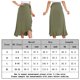 thumbnail image 2 of Falda Casual Irregular con Pliegues Asimétricos Maxi para Mujeres en Fiesta de Verano FLhrweasw Para estrenar, 2 of 6