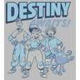 thumbnail image 2 of Men's Strange World Destiny Awaits Graphic Tee Athletic Heather 3X Large, 2 of 5