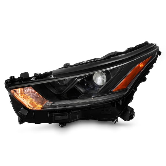AKKON - Fits 2020-2024 Toyota Highlander [Dual Beam Projector] Chrome Headlight Driver Left Side w/Non LED DRL