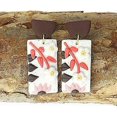 thumbnail image 2 of Pendientes colgantes de arcilla polimérica con diseño de margaritas, girasoles y pétalos rosas, hechos a mano, para mujeres y niñas, joyería bohemia para vacaciones de verano., 2 of 2