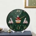 thumbnail image 4 of Yayeee Wall Clock Battery Operated 9.5" Silent Quartz Non-Ticking for Living Room Decor, Christmas Santa Hats, 4 of 8