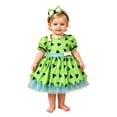 thumbnail image 5 of mgoYE Toddler Baby Girls Princess Halloween Outfit for Baby Girl Dress With Headband 6-12 Months, 5 of 9