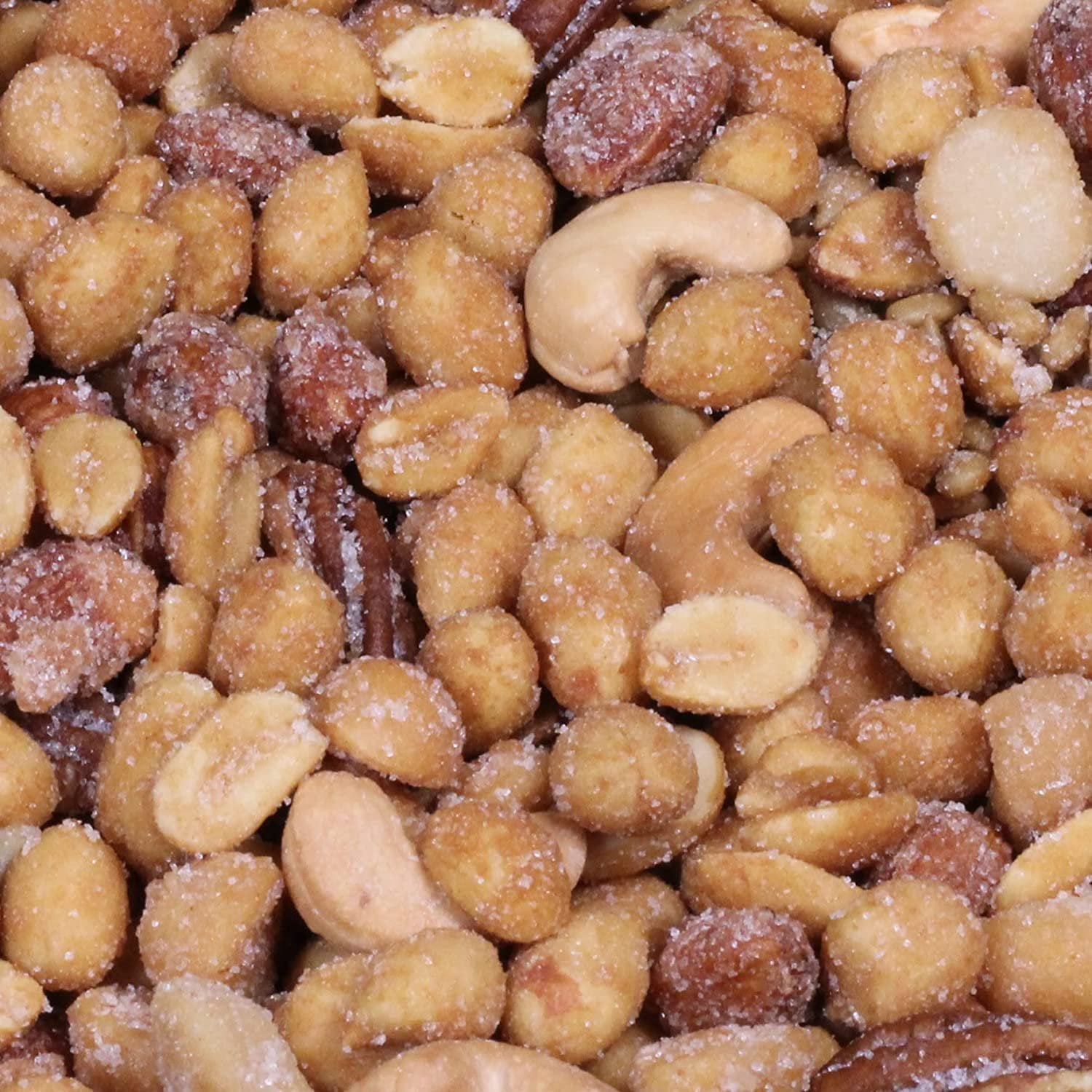Honey Roasted Mixed Nuts by It's Delish, 1 LB Bulk Bag  Gourmet Mixed Nuts in Honey Sugar Coating, Sweet & Heart Healthy Salted Nut, Kids Snack - Non-Dairy, Kosher Parve