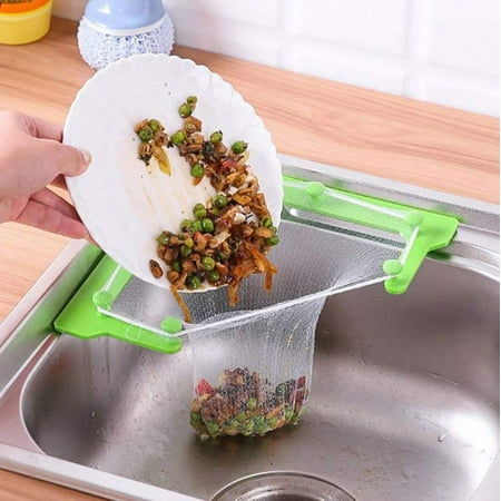 

Food Drain Catcher Kitchen Sink No Washing Corner Sink Strainers for Kitchen Sink Perfect for Most Sink Drains Anti-Clogging Micro Perforation Holes (net 50 pcs)