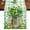 Green Gold Light Green, variant on Table Runners 36 Inches Long Dress Scarves, St. Patrick's Day Farmhouse Kitchen Table Runner, Short Coffee Tablerunners, Spring Botanical Clovers Coin Green Check 13x36 Inch
