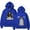 bleu, variante sur 2025 Lauren Spencer Smith Inspiré l'Art d'Être un Désordre Sweat à Capuche Graphique - Unisexe Polaire Surdimensionné Automne Hiver,m,Rouge