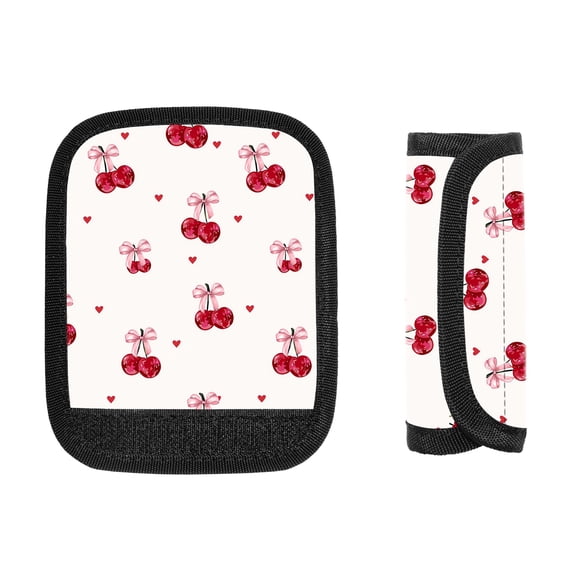 Luggage Handle Wrap Cushion, Soft Felt Suitcase Handle Grip Cover with Hook and Loop Closure for Travel Bags, Backpacks and Shopping Bags