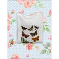 thumbnail image 3 of Paper Moths Sweatshirt Women -Fab Funky Designs, Female Small, 3 of 4