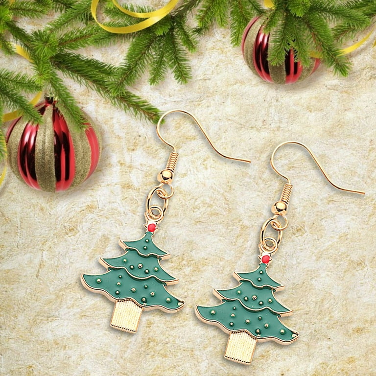 Christmas hot sale earrings walmart