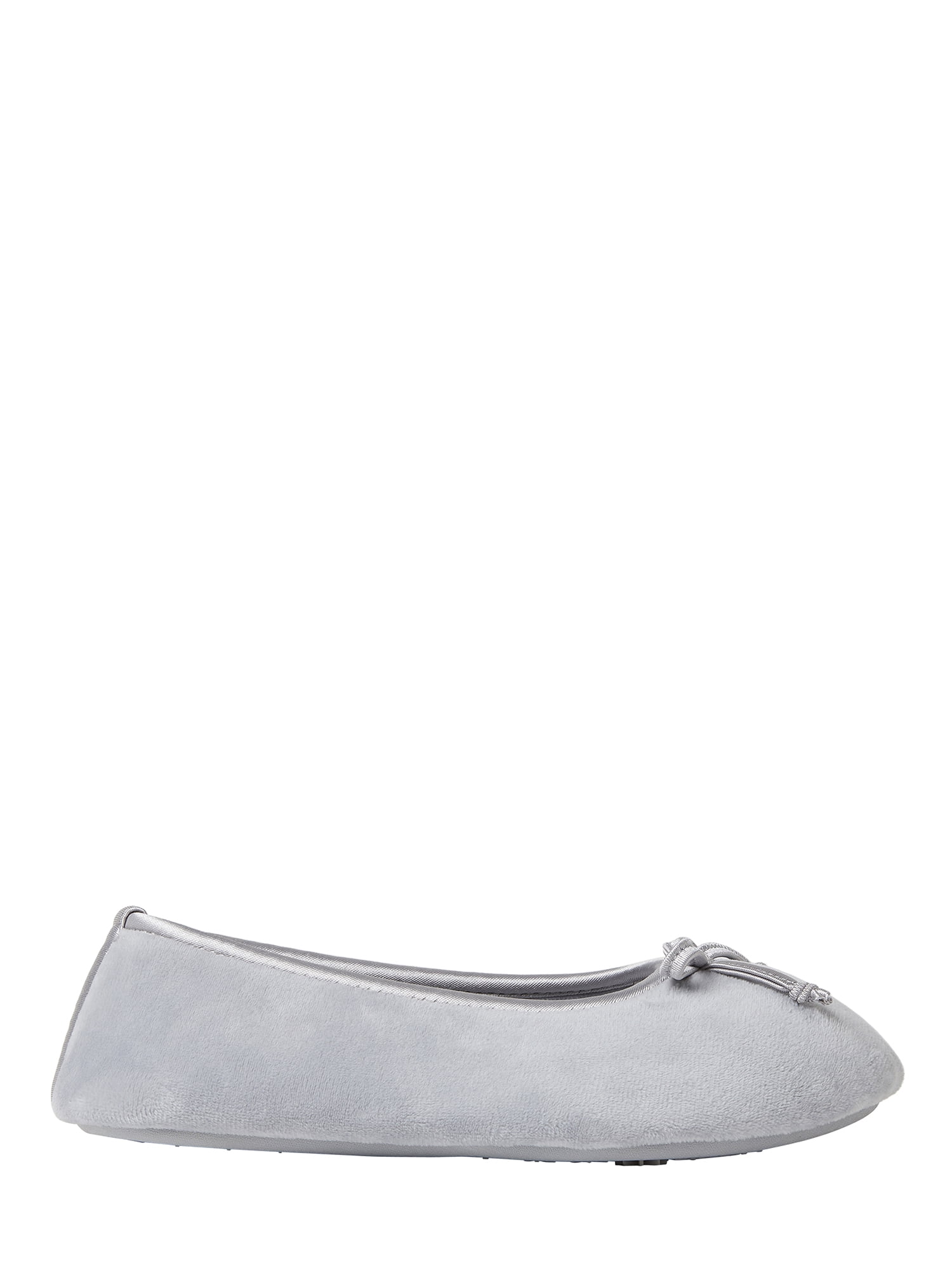 dearfoam satin ballerina slippers