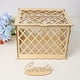 thumbnail image 4 of Naiovety Caja de tarjeta de boda elegante madera DIY decoración nupcial con cerradura sobre cajas de tarjetas de regalo para recepción de boda Kits de decoración para fiestas, 4 of 6