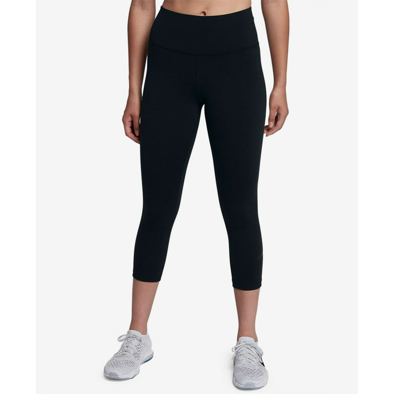 Nike Dri-fit Cropped Tights High Tight Fit, Black - Small - - Walmart.com