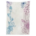 thumbnail image 3 of Ambesonne Floral Tablecloth Rectangular Table Cover, Flower Field Spring Art, 60"x90", Teal Lilac Dried Rose, 3 of 4