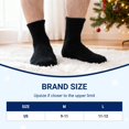 thumbnail image 6 of Fuzzy Warm Socks, UNEEI Warm Soft Fluffy Socks , 5 Pairs Winter Plush Fuzzy Crew Seamless Thick CozyThermal Socks, Size 11-13, 6 of 7