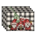 thumbnail image 2 of HomeNest 4PCS Christmas Placemat Cotton Linen Tablecloth Thermal Mat Kitchen Table Mat, 2 of 2