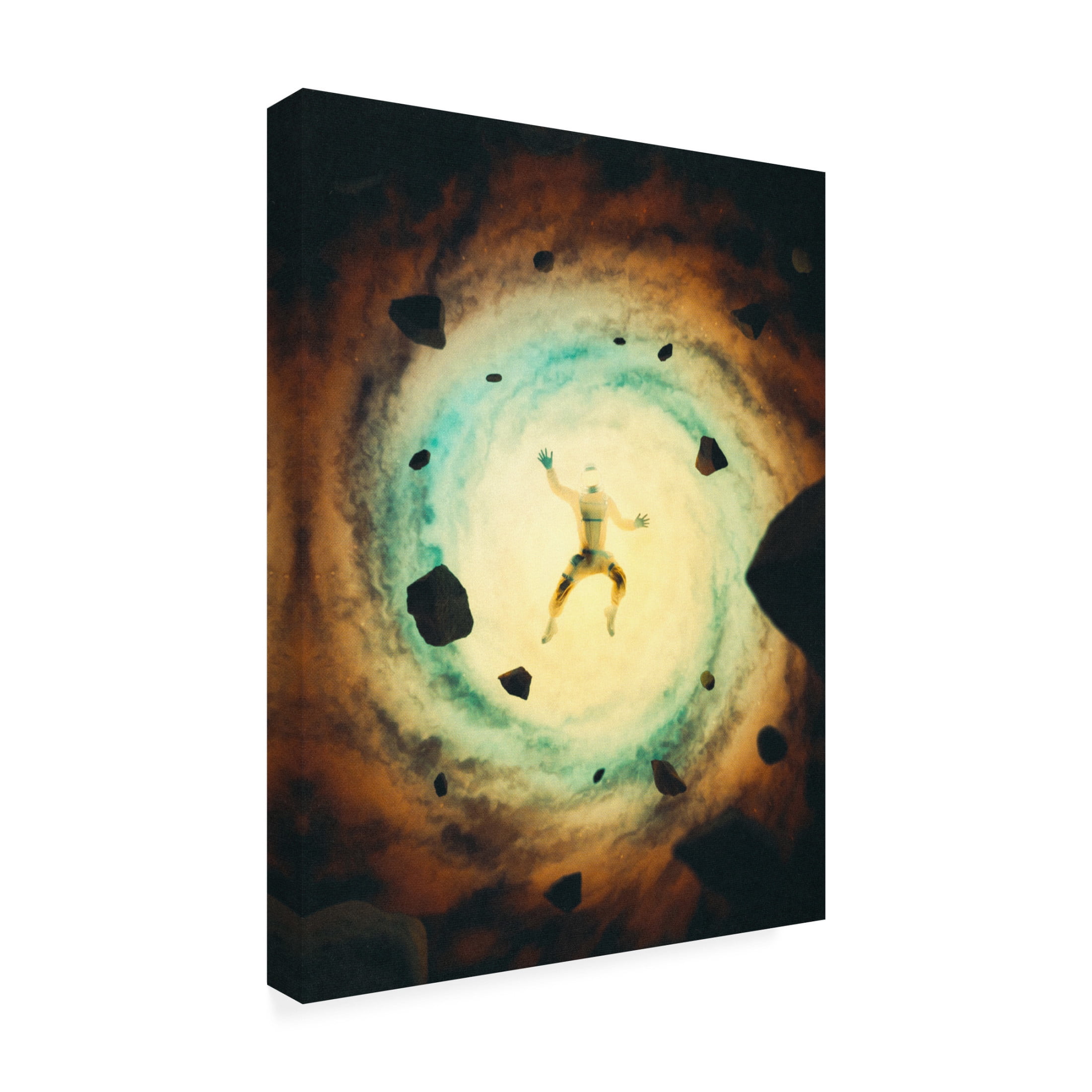 Trademark Fine Art Taudalpoi Falling Behind Canvas Wall Art