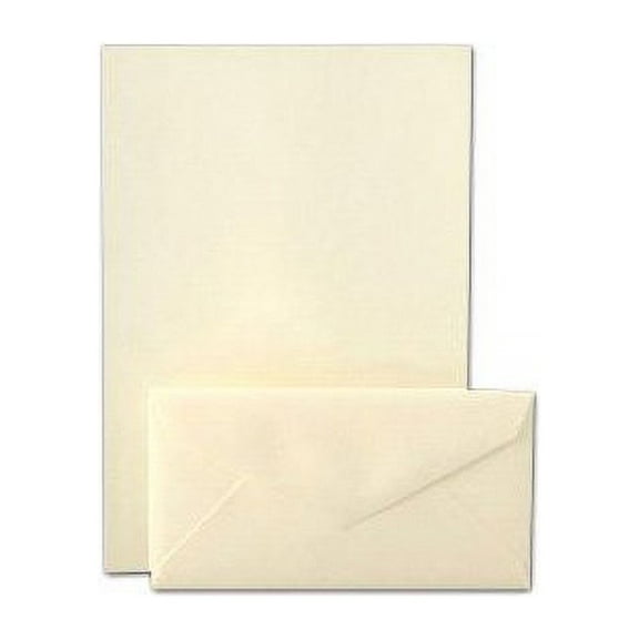Crane & Co. Ecruwhite Kid Finish Monarch Sheets And Envelopes (CS7116)