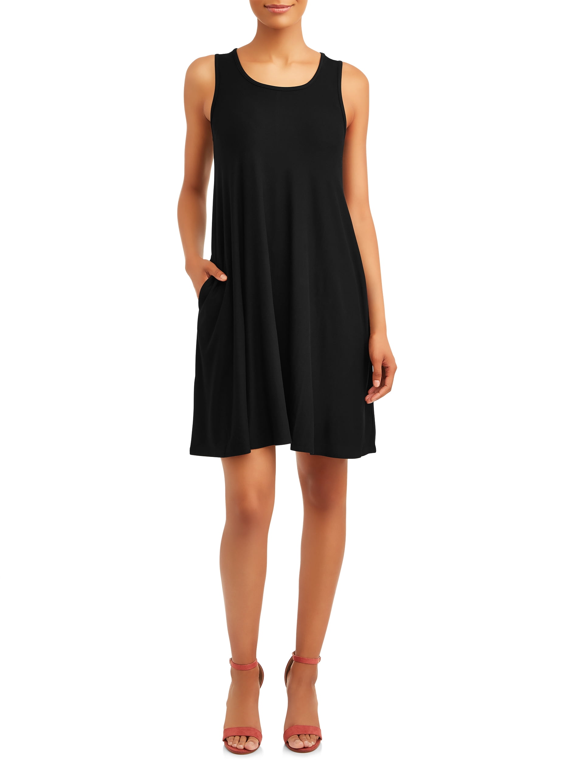 Time and Tru Women's Sleeveless Knit Dress