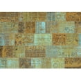 thumbnail image 1 of Ahgly Company Indoor Rectangle Patchwork Light Blue Transitional Area Rugs, 7' x 10', 1 of 4