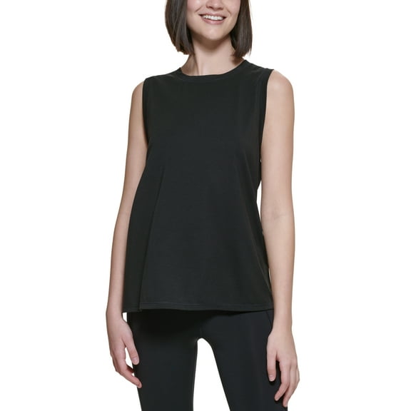 Calvin Klein Performance Womens Dropped Armhole Tank Top Black L