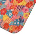 thumbnail image 5 of Pioneer Flower Floral Print Pattern Kitchen Dish Drying Mat 1 Pack, Ultra Absorbent Microfiber Drainer Mat, 16"x18", 5 of 6