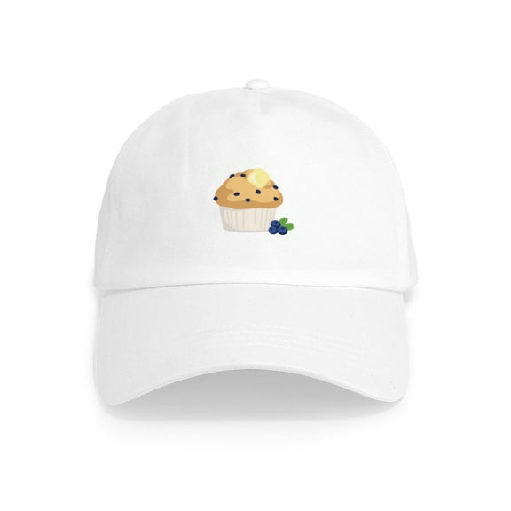CafePress - Blueberry Muffin - Adjustable 100% Brushed Unisex Casual Cotton Baseball Cap, Beige, 1