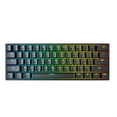 thumbnail image 1 of funtasica Mechanical Gaming Keyboard Gamer Keyboard Typewriter Office USB Wired 68 Key Black, 1 of 9