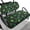 Clover, variant on Pzuqiu Golf Cart Seat Covers, Compatible with Outdoor, Suitable for 2 Passenger Carts Lightweight, Clover