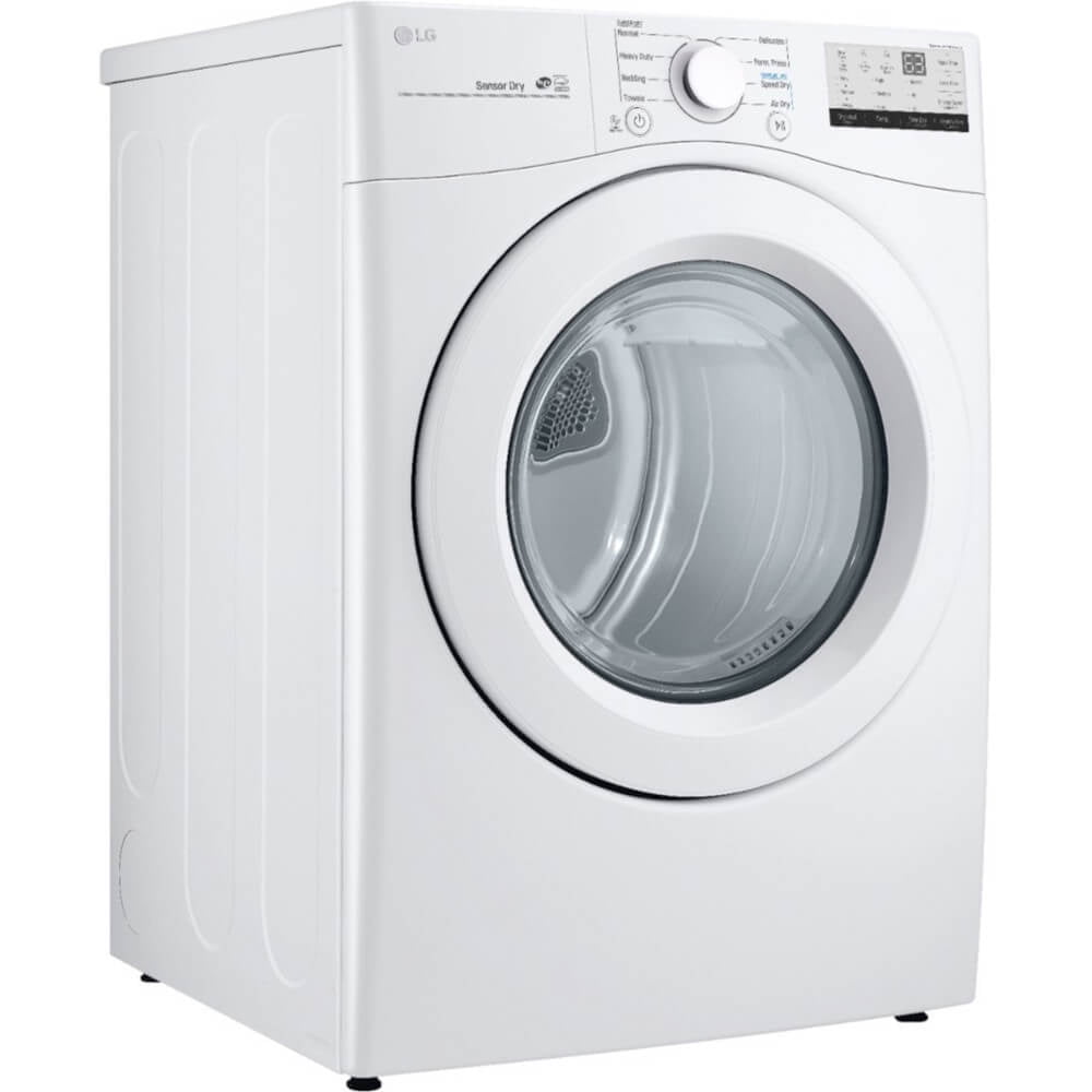 LG DLG3401W 7.4 Cu. Ft. White Front Load Gas Dryer