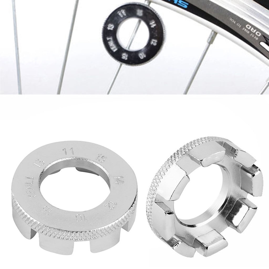 2PCS 8 Way Spoke Nipple Key Bike Wheel Rim Spanner Wrench Bicycle Repair Tools 