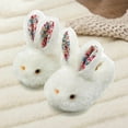 thumbnail image 4 of Pantuflas Conejo Borrosas Felpa Lindas Cómodas Antideslizantes para Mujeres, 4 of 9