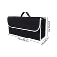thumbnail image 3 of Polyester Package Black Folding Car Storage Box Portable Travel Trunk Organizer Bag for Rear Seat Back(1Pcs) JASKFLY, 3 of 9