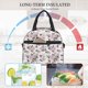 thumbnail image 4 of Fotbe Rose Flowers Bolsa de Almuerzo con Estampado, Lonchera Aislada, Contenedores de Comida Reutilizables Tipo Cooler a Prueba de Fugas, 4 of 7