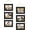 Black, variant on 4x6 Collage Picture Frames Set of 2, Rustic Wooden Real Glass Vertical Hanging 3 Opening 4 by 6 Photo Frame, Black
