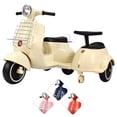 thumbnail image 1 of Motocicleta Montable Eléctrica Doble Asiento Joykoo Sonido luz LED 6v Beige, 1 of 7