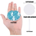 thumbnail image 2 of FMSHPON Ocean Theme Fish Pattern Set of 2 Car Coaster for Drinks, Absorbent Ceramic Stone Coasters Cup Mat with Cork Base for Home Kitchen Room Coffee Table Bar Decor, 2 of 5