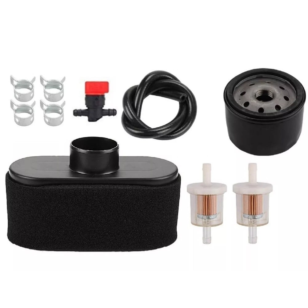 Air Filter Oil Filter Kit for FR651V FR691V FR730V FS541V Engines - 11013-7047 49065-7007 Replacement Parts for Lawn Mower Tractor - 11-Piece Set with Fuel Filters and Clamps