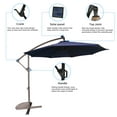 thumbnail image 6 of 10FT Patio Solar-Lighted 36 LED Cantilever Offset Umbrella Crank Tilt Outdoor (Base Not Include), 6 of 9